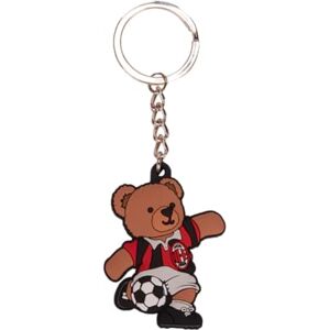 A.C. Milan Teddy fotbollsspelare, officiell logotyp, presentidé A.C. Milan Teddy fotbollsspelare, officiell logotyp, presentidé
