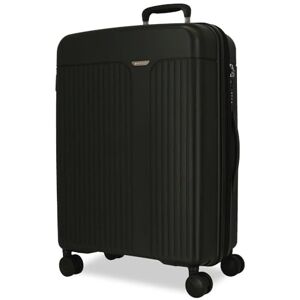 MOVOM Resväska medium svart 49 x 68 x 27 cm hård 3,86 kg stängning TSA polypropylen 3,86 kg 72 hopfällbar, svart, Talla única, medium resväska MOVOM Resväska medium svart 49 x 68 x 27 cm hård 3,86 kg stängning TSA polypropylen 3,86 kg 72 hopfällbar, svart, Talla única, medium resväska