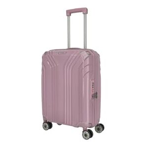 Travelite 4-hjuls hårt hårt bagage resväska med återvunnet innerfoder, ELVAA-serien: snygg vagn med skyddande hörn och TSA-stängning, 55 cm, 41 liter, Rosa, Maleta S (55 cm), tillfällig Travelite 4-hjuls hårt hårt bagage resväska med återvunnet innerfoder, ELVAA-serien: snygg vagn med skyddande hörn och TSA-stängning, 55 cm, 41 liter, Rosa, Maleta S (55 cm), tillfällig