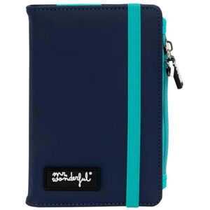 Mr. Wonderful Passport Holder Blue Destination: The World, Flerfärgad, estandar, Klassisk Mr. Wonderful Passport Holder Blue Destination: The World, Flerfärgad, estandar, Klassisk