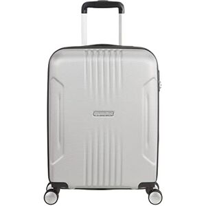 American Tourister Tracklite – Spinner resväska, Silver (Silver), S (55 cm 34 L), handbagage American Tourister Tracklite – Spinner resväska, Silver (Silver), S (55 cm 34 L), handbagage