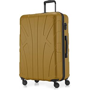 suitline Stor resväska 76 x 53 x 31 cm ABS hård skal expanderbar (96-110 L) med TSA lås 4 dubbla hjul teleskophandtag trolley, höstguld suitline Stor resväska 76 x 53 x 31 cm ABS hård skal expanderbar (96-110 L) med TSA lås 4 dubbla hjul teleskophandtag trolley, höstguld