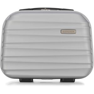 WITTCHEN GROOVE Line Kosmetikaväska Resekosmetikaväska Hårda fodral med ABS-hölje Bekvämt handtag, axelrem 30 x 34 x 16 cm Grå SAS/Ryanair/Norwegian/Wizz Air/BRA/Sunclass Airliness WITTCHEN GROOVE Line Kosmetikaväska Resekosmetikaväska Hårda fodral med ABS-hölje Bekvämt handtag, axelrem 30 x 34 x 16 cm Grå SAS/Ryanair/Norwegian/Wizz Air/BRA/Sunclass Airliness