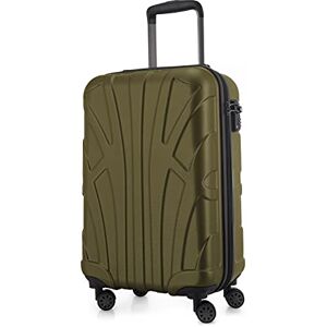 suitline Kabinväska 55 x 35 x 20 cm (34 L) ABS hård skal med TSA lås 4 dubbla hjul teleskophandtag lätt handbagage affärsresa, avokadogrön suitline Kabinväska 55 x 35 x 20 cm (34 L) ABS hård skal med TSA lås 4 dubbla hjul teleskophandtag lätt handbagage affärsresa, avokadogrön
