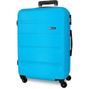 ROLL ROAD Flex Blue stor resväska 51 x 74 x 28 cm styv ABS kombinationslås 91 liter 3,8 kg 4 hjul ROLL ROAD Flex Blue stor resväska 51 x 74 x 28 cm styv ABS kombinationslås 91 liter 3,8 kg 4 hjul