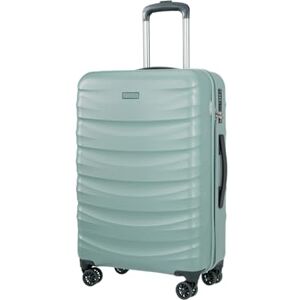 PUCCINI Polykarbonat resväska Valencia hårt skal vagn lätt resväska med tvillinghjul, Grön, L, L PUCCINI Polykarbonat resväska Valencia hårt skal vagn lätt resväska med tvillinghjul, Grön, L, L