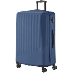 Travelite 4-hjuls resväska set 3 delar storlekar L/M/S, bagage serie Bali: ABS hårda skal trolleys, blå, Trolley Größe L (77 cm), Trolley med hårt skal med 4 hjul Travelite 4-hjuls resväska set 3 delar storlekar L/M/S, bagage serie Bali: ABS hårda skal trolleys, blå, Trolley Größe L (77 cm), Trolley med hårt skal med 4 hjul