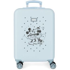 Disney Joumma Musse och Mimmi Kisses blå kabinväska 38 x 55 x 20 cm hård ABS kombinationslås sida 35 L 2 kg 4 dubbla hjul bagage hand, Blå, Kabinväska Disney Joumma Musse och Mimmi Kisses blå kabinväska 38 x 55 x 20 cm hård ABS kombinationslås sida 35 L 2 kg 4 dubbla hjul bagage hand, Blå, Kabinväska