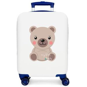 ROLL ROAD Happy Pets Cabin resväska vit 33 x 50 x 20 cm hård 2 kg sida kombinationslås ABS 2 kg 33 L handbagage, Vit, Talla única, Kabinväska ROLL ROAD Happy Pets Cabin resväska vit 33 x 50 x 20 cm hård 2 kg sida kombinationslås ABS 2 kg 33 L handbagage, Vit, Talla única, Kabinväska