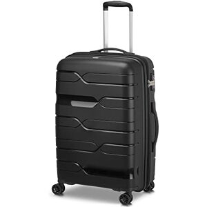 MODO BY RV RONCATO MODO by Roncato MD1 medelhård expanderbar vagn med tsa, Svart, Trolley Medio, Hård resväska med expanderbar mittdel och svängbara hjul MODO BY RV RONCATO MODO by Roncato MD1 medelhård expanderbar vagn med tsa, Svart, Trolley Medio, Hård resväska med expanderbar mittdel och svängbara hjul