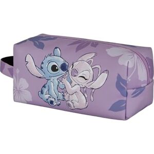 Disney Lilo och Stitch Stitch & Angel-Brick Plus resenecessär, Rosa, Rosa, En storlek, Tegel plus resetoalettväska stygn och ängel Disney Lilo och Stitch Stitch & Angel-Brick Plus resenecessär, Rosa, Rosa, En storlek, Tegel plus resetoalettväska stygn och ängel