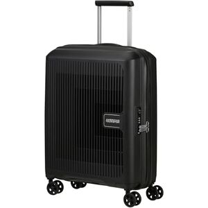 American Tourister Aerostep Spinner S, Expanderbart Handbagage, 55 cm, 36/40 L, Svart (Svart) American Tourister Aerostep Spinner S, Expanderbart Handbagage, 55 cm, 36/40 L, Svart (Svart)
