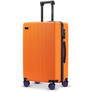 ETERNITIVE – handbagage resväska hårt skal av ABS resväska med 4 tvillinghjul 360° lätt vagn med TSA-lås bagage 37 l storlek: 54 x 35,5 x 21 cm orange, apelsin, 54 cm x 35,5 cm x 21 cm ETERNITIVE – handbagage resväska hårt skal av ABS resväska med 4 tvillinghjul 360° lätt vagn med TSA-lås bagage 37 l storlek: 54 x 35,5 x 21 cm orange, apelsin, 54 cm x 35,5 cm x 21 cm