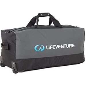 Lifeventure Expedition stor duffelväska med hjul, 120 liter Mjuk, hopfällbar bas, kompakt när den inte används, Grå, En storlek, Normal Lifeventure Expedition stor duffelväska med hjul, 120 liter Mjuk, hopfällbar bas, kompakt när den inte används, Grå, En storlek, Normal