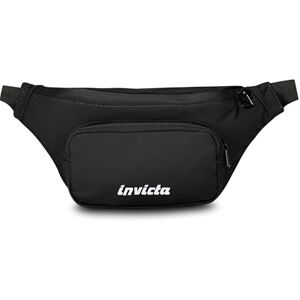 Invicta Urban Tulgo midjeväska, svart, innerficka med dragkedja, stor ytterficka, 4L rymlig midjeväska för fritid och resor, för män och kvinnor, Svart, Taglia Unica, bärsele Invicta Urban Tulgo midjeväska, svart, innerficka med dragkedja, stor ytterficka, 4L rymlig midjeväska för fritid och resor, för män och kvinnor, Svart, Taglia Unica, bärsele