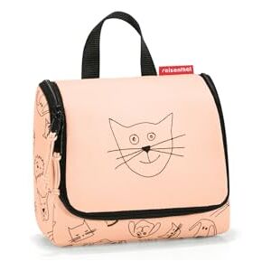 reisenthel toiletbag S Kids IO, tvättväska, Katter och hundar rosor, 18 cm, Kosmetisk väska reisenthel toiletbag S Kids IO, tvättväska, Katter och hundar rosor, 18 cm, Kosmetisk väska