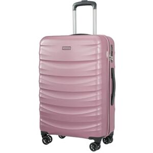 PUCCINI Polykarbonat resväska Valencia hårt skal handbagage vagn lätt resväska med tvillinghjul M-L-XL, ROSA, L, Medium resväska PUCCINI Polykarbonat resväska Valencia hårt skal handbagage vagn lätt resväska med tvillinghjul M-L-XL, ROSA, L, Medium resväska