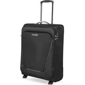 Travelite Handbagageväska med 2 hjul för Condor Ryanair, integrerat kombinationslås, boardvagn jetpack: Kompakt mjukt bagage vagn med fästfunktion, 55 x 40 x 20 cm, 41 l, 2,2 kg, svart, Handgepäck Travelite Handbagageväska med 2 hjul för Condor Ryanair, integrerat kombinationslås, boardvagn jetpack: Kompakt mjukt bagage vagn med fästfunktion, 55 x 40 x 20 cm, 41 l, 2,2 kg, svart, Handgepäck