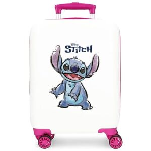 Disney Joumma bedårande stitch kabinväska vit 33 x 50 x 20 cm styv 2 kg sida kombinationslås ABS 2 kg 33L handbagage, Vit, Talla única, Kabinväska Disney Joumma bedårande stitch kabinväska vit 33 x 50 x 20 cm styv 2 kg sida kombinationslås ABS 2 kg 33L handbagage, Vit, Talla única, Kabinväska