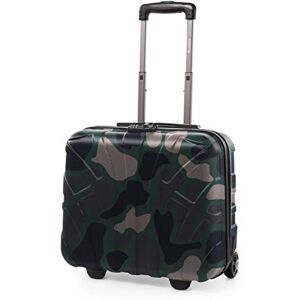 suitline Pilotväska business trolley 38 x 42 x 22 cm hård skal med laptopfack 15 tum TSA lås 2 hjul teleskophandtag, kamouflage suitline Pilotväska business trolley 38 x 42 x 22 cm hård skal med laptopfack 15 tum TSA lås 2 hjul teleskophandtag, kamouflage
