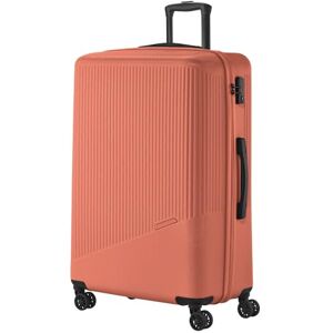 Travelite 4-hjuls resväska set 3 delar storlekar L/M/S, bagage serie Bali: ABS hårda skal trolleys, Korall, Trolley Größe L (77 cm), Trolley med hårt skal med 4 hjul Travelite 4-hjuls resväska set 3 delar storlekar L/M/S, bagage serie Bali: ABS hårda skal trolleys, Korall, Trolley Größe L (77 cm), Trolley med hårt skal med 4 hjul