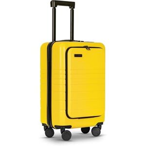 ETERNITIVE – Resväska I resväska av ABS I rullväska I resväska lätt med dubbla hjul 360° I hårt skal med TSA-lås, GUL, Handgepäck, handbagage ETERNITIVE – Resväska I resväska av ABS I rullväska I resväska lätt med dubbla hjul 360° I hårt skal med TSA-lås, GUL, Handgepäck, handbagage