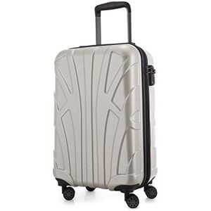 suitline Kabinväska 55 x 35 x 20 cm (34 L) ABS hård skal med TSA lås 4 dubbla hjul teleskophandtag lätt handbagage affärsresa, vit suitline Kabinväska 55 x 35 x 20 cm (34 L) ABS hård skal med TSA lås 4 dubbla hjul teleskophandtag lätt handbagage affärsresa, vit