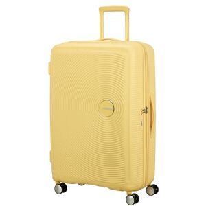 American Tourister Soundbox Hård Resväska Stor, 77 cm Trolley med 4 hjul, TSA-lås, Expanderbar & Lätt, 97/110L, Gul (Pastel Yellow) American Tourister Soundbox Hård Resväska Stor, 77 cm Trolley med 4 hjul, TSA-lås, Expanderbar & Lätt, 97/110L, Gul (Pastel Yellow)