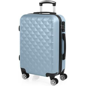 ITACA Kabinväska, Handbagage, 55x40x25, Lätt Vikt Och 4 Hjul Stilren Trolley Med TSA Kombinationshänglås Och Hårda Skalet För Säker Och Smidig Resa, Kompatibel med Ryanair, Ljusblå ITACA Kabinväska, Handbagage, 55x40x25, Lätt Vikt Och 4 Hjul Stilren Trolley Med TSA Kombinationshänglås Och Hårda Skalet För Säker Och Smidig Resa, Kompatibel med Ryanair, Ljusblå