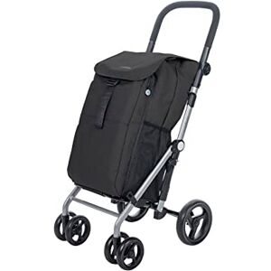 Carlett 4 Wheels, Lett430 Classic Duo, Foldable Trolley with Large Capacity, 25 kg, 53 L Shopping, 9 L Thermal Bag and Back Compartment, Volcano Black, 25kg Carlett 4 Wheels, Lett430 Classic Duo, Foldable Trolley with Large Capacity, 25 kg, 53 L Shopping, 9 L Thermal Bag and Back Compartment, Volcano Black, 25kg