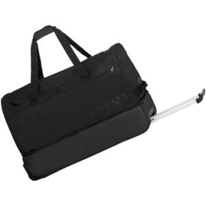uhlsport ESSENTIAL 90 liter TRAVEL TROLLEY sportväska med hjul vagn med handtag fotboll handboll fitness sport – med golvfack – svart uhlsport ESSENTIAL 90 liter TRAVEL TROLLEY sportväska med hjul vagn med handtag fotboll handboll fitness sport – med golvfack – svart