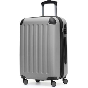 Hauptstadtkoffer Huvudväska – SPREE – hårt skal resväska, 4 dubbla hjul, silver, 55 cm Hauptstadtkoffer Huvudväska – SPREE – hårt skal resväska, 4 dubbla hjul, silver, 55 cm