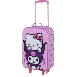 KARACTERMANIA Sanrio Hello Kitty lekfull mjuk 3D resväska med hjul, rosa, 17 x 33 x 52 cm, kapacitet 26 L, Rosa Hello Kitty, En storlek, Sanrio mjuk 3D resväska KARACTERMANIA Sanrio Hello Kitty lekfull mjuk 3D resväska med hjul, rosa, 17 x 33 x 52 cm, kapacitet 26 L, Rosa Hello Kitty, En storlek, Sanrio mjuk 3D resväska