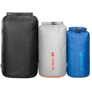 Tatonka torrpåse set 3 (10 l/18 l/30 l) – tre vattentäta packpåsar med rullstängning och spänne – tillverkade av återvunnen polyester – 10, 18 och 30 liter volym (olika färger) Tatonka torrpåse set 3 (10 l/18 l/30 l) – tre vattentäta packpåsar med rullstängning och spänne – tillverkade av återvunnen polyester – 10, 18 och 30 liter volym (olika färger)
