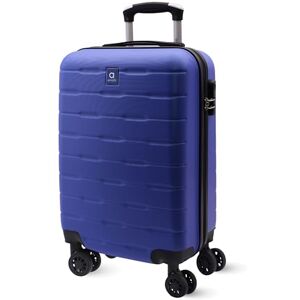 AMICHI Resväskor hytt resväska passar för Ryannair, robust flygplansbagage med 4 hjul 360° och hänglås, Blå, 55x40x20 cm, Kabinväska AMICHI Resväskor hytt resväska passar för Ryannair, robust flygplansbagage med 4 hjul 360° och hänglås, Blå, 55x40x20 cm, Kabinväska