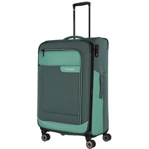 Travelite Resväska stor, hållbar, 4 rullar, VIIA, mjukt bagagevagn av återvunnet material, TSA-lås, 77 cm, 91–103 liter, Eukalyptus, Trolley 77 cm, Resväska med 4 hjul Travelite Resväska stor, hållbar, 4 rullar, VIIA, mjukt bagagevagn av återvunnet material, TSA-lås, 77 cm, 91–103 liter, Eukalyptus, Trolley 77 cm, Resväska med 4 hjul