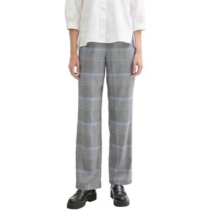 TOM TAILOR Dambyxor med lös passform, 36217 – marinblå kontroll, 34W x 30L TOM TAILOR Dambyxor med lös passform, 36217 – marinblå kontroll, 34W x 30L