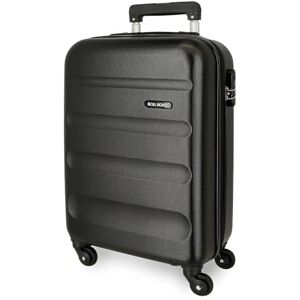 ROLL ROAD Flexibel resväska tillverkad av ABS, ett material, sidokombinationslås med 4 dubbla hjul, handbagage, bekväm insida med ett fack, svart, 35 cm x 55 20 cm, 33 liters, Air Europe resväska ROLL ROAD Flexibel resväska tillverkad av ABS, ett material, sidokombinationslås med 4 dubbla hjul, handbagage, bekväm insida med ett fack, svart, 35 cm x 55 20 cm, 33 liters, Air Europe resväska