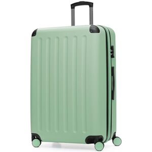 Hauptstadtkoffer Spree Stor resväska med hårdskal, TSA, 4 dubbla hjul, trolley, rullväska, volymexpansion, 75 cm, 119 liter, mintgrön Hauptstadtkoffer Spree Stor resväska med hårdskal, TSA, 4 dubbla hjul, trolley, rullväska, volymexpansion, 75 cm, 119 liter, mintgrön