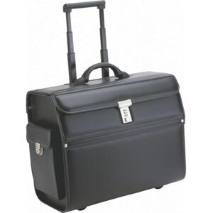 ALASSIO 45033 – pilotväska Mondo, tillverkad av slitstarkt läderimitation, ca 46 x 38 x 22 cm, svart, svart, 46 mm, pilotväska ALASSIO 45033 – pilotväska Mondo, tillverkad av slitstarkt läderimitation, ca 46 x 38 x 22 cm, svart, svart, 46 mm, pilotväska