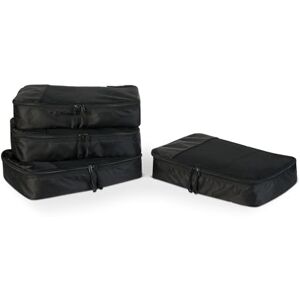 Amazon Essentials 4-delat set med packkuber, resetillbehör, bagageorganisatör med dubbel dragkedja, nätöverdel, 100 % polyester, medelstor, svart (tidigare Amazon Basics) Amazon Essentials 4-delat set med packkuber, resetillbehör, bagageorganisatör med dubbel dragkedja, nätöverdel, 100 % polyester, medelstor, svart (tidigare Amazon Basics)
