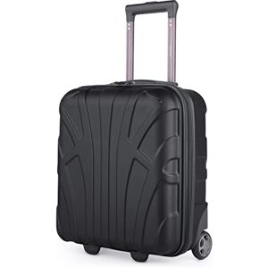 suitline Underseat kabintrolley 45 x 36 x 20 cm ABS hård skal 30 L med 2 hjul teleskophandtag liten handbagage, svart suitline Underseat kabintrolley 45 x 36 x 20 cm ABS hård skal 30 L med 2 hjul teleskophandtag liten handbagage, svart