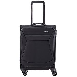 Travelite 4 hjul mjukt skal resväska storlekar L/M/S, Chios-serien, svart, 55 cm, Väska Travelite 4 hjul mjukt skal resväska storlekar L/M/S, Chios-serien, svart, 55 cm, Väska