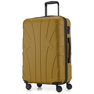 suitline Mellanstor resväska 66 x 44 x 27 cm ABS hård skal expanderbar (58-68 L) med TSA lås 4 dubbla hjul teleskophandtag resväska, höstguld suitline Mellanstor resväska 66 x 44 x 27 cm ABS hård skal expanderbar (58-68 L) med TSA lås 4 dubbla hjul teleskophandtag resväska, höstguld