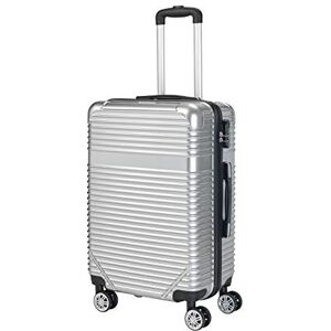 Beco Laguna Beach – Riviera hårt fodral set vagn rullväska resväska, silver, L, Riviera Beco Laguna Beach – Riviera hårt fodral set vagn rullväska resväska, silver, L, Riviera