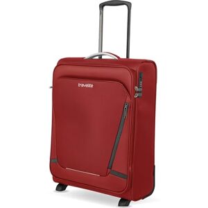 Travelite Handbagageväska med 2 hjul för Condor Ryanair, integrerat kombinationslås, boardvagn jetpack: Kompakt mjukt bagage vagn med fästfunktion, 55 x 40 x 20 cm, 41 l, 2,2 kg, röd, Handgepäck 55cm Travelite Handbagageväska med 2 hjul för Condor Ryanair, integrerat kombinationslås, boardvagn jetpack: Kompakt mjukt bagage vagn med fästfunktion, 55 x 40 x 20 cm, 41 l, 2,2 kg, röd, Handgepäck 55cm