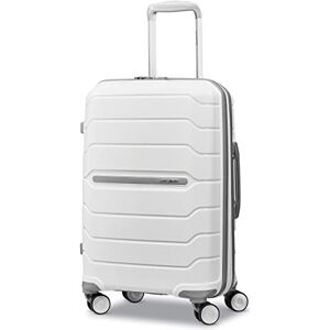 Samsonite Freeform resväska med hård utsida, expanderbar med dubbla spinner-hjul, Vitt, Carry-On 21-Inch Samsonite Freeform resväska med hård utsida, expanderbar med dubbla spinner-hjul, Vitt, Carry-On 21-Inch