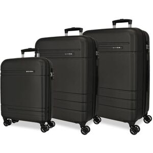 MOVOM Galaxy svart resväskeset 55/68/78 cm hård ABS sidokombinationslås 221L 10 kg 4 hjul dubbelt handbagage, svart, resväskeset MOVOM Galaxy svart resväskeset 55/68/78 cm hård ABS sidokombinationslås 221L 10 kg 4 hjul dubbelt handbagage, svart, resväskeset