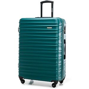 WITTCHEN GROOVE Line Stor resväska Lätt resväska Resväska Hårt bagage ABS Nummerlås Teleskophandtag 4 länkhjul Storlek L Grön SAS/Ryanair/Norwegian/Wizz Air/BRA/Sunclass Airliness WITTCHEN GROOVE Line Stor resväska Lätt resväska Resväska Hårt bagage ABS Nummerlås Teleskophandtag 4 länkhjul Storlek L Grön SAS/Ryanair/Norwegian/Wizz Air/BRA/Sunclass Airliness