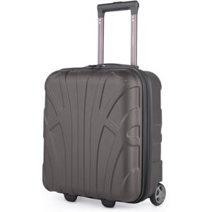 suitline Underseat kabintrolley 45 x 36 x 20 cm ABS hård skal 30 L med 2 hjul teleskophandtag liten handbagage, titan suitline Underseat kabintrolley 45 x 36 x 20 cm ABS hård skal 30 L med 2 hjul teleskophandtag liten handbagage, titan